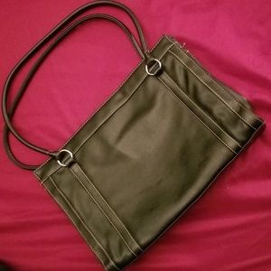 Beautiful black leather Sag Harbor bag! Like New!!